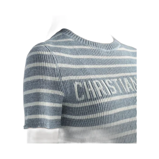 Dioriviera Cropped Short-Sleeved Sweater