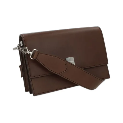 Max Mara Biancaroughs Foldover Top Shoulder Bag
