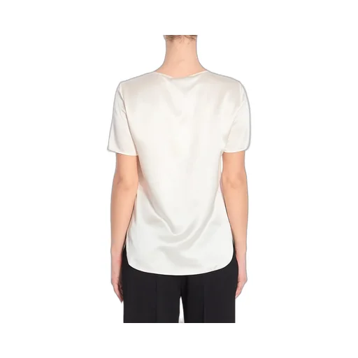 Max Mara Dida Crewneck Satin Top