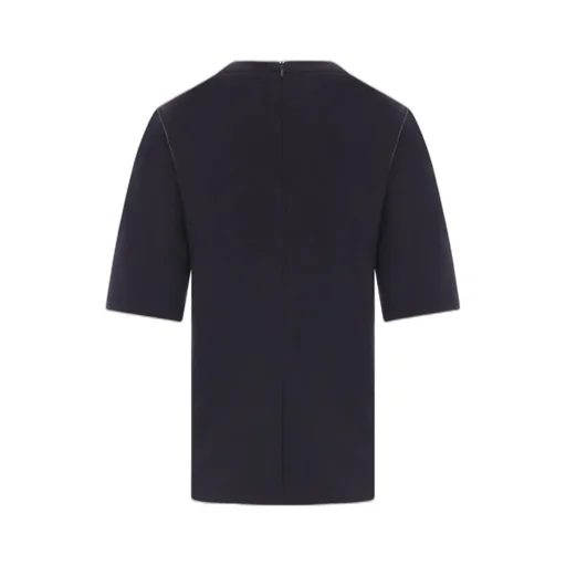 Max Mara Peter Zip Detailed Crewneck T-Shirt