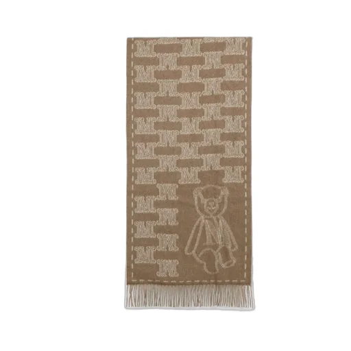 Max Mara Wsteddy Fringed Edge Scarf