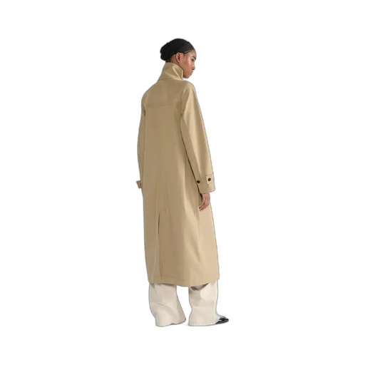 Trench Coat With Scarf Collar