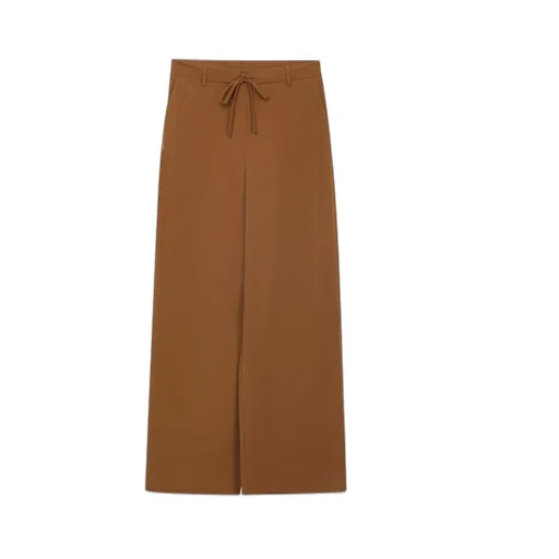 Max Mara Tied-Waist Wide-Length Pants