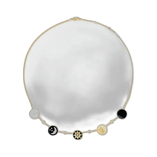 Rose Des Vents And Rose CÉLeste Necklace