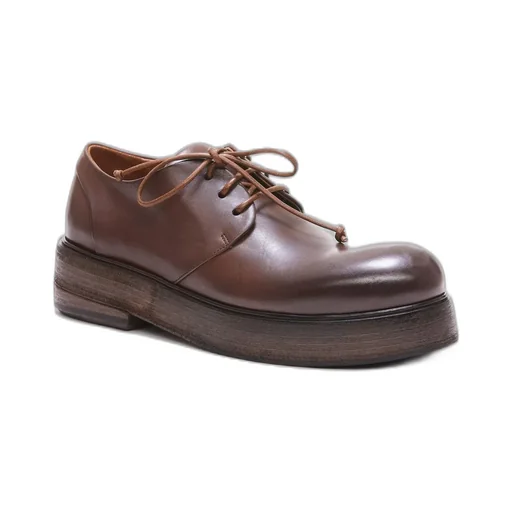 MarsÈLl Round Toe Lace-Up Shoes