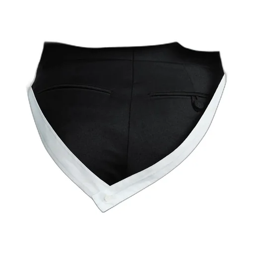 Shirt With Embroidered Micro Tie