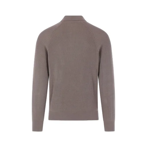 Brunello Cucinelli Long Sleeved Knitted Polo Jumper