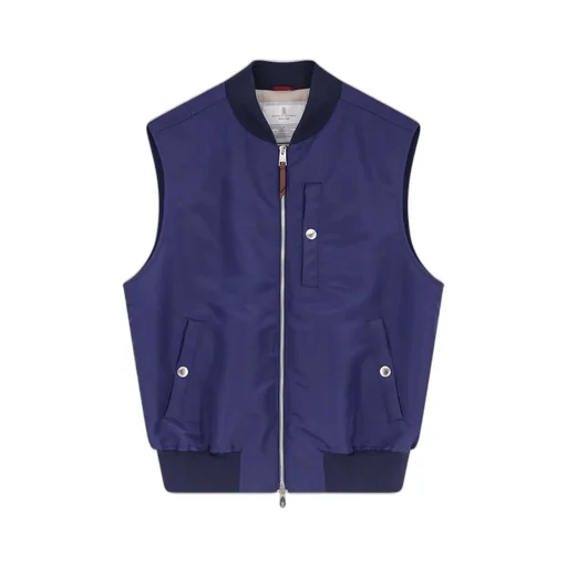 Brunello Cucinelli Sleeveless Zip-Up Gilet