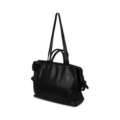 MarsÈLl Logo Embossed Zipped Tote Bag