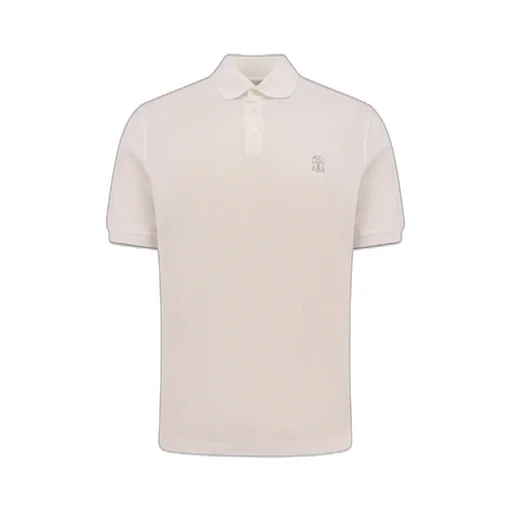 Brunello Cucinelli Logo Detailed Short-Sleeved Polo Shirt