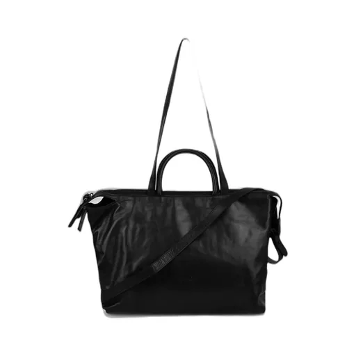 MarsÈLl Logo Embossed Zipped Tote Bag