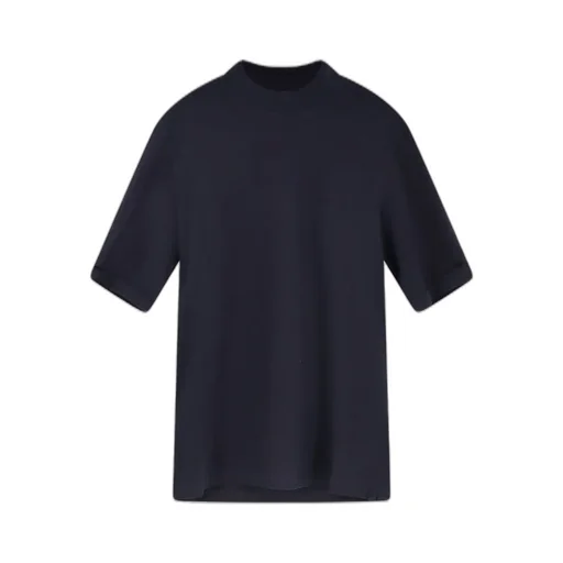 Brunello Cucinelli Jersey Mock Neck T-Shirt
