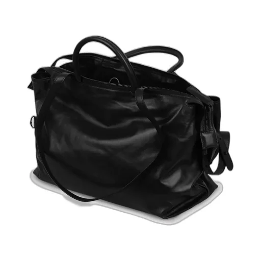 MarsÈLl Logo Embossed Zipped Tote Bag