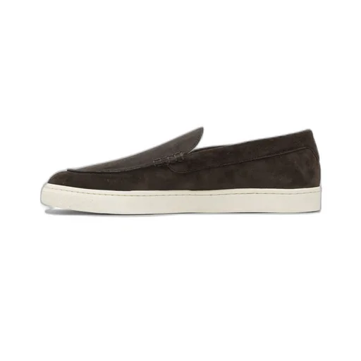 Brunello Cucinelli Round Toe Slip-On Loafers