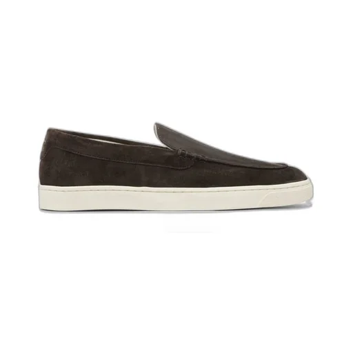 Brunello Cucinelli Round Toe Slip-On Loafers