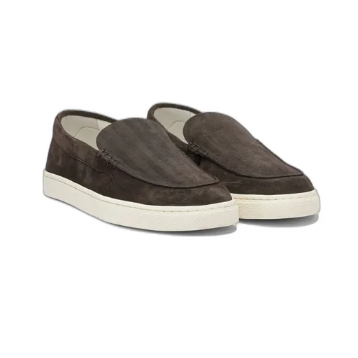 Brunello Cucinelli Round Toe Slip-On Loafers