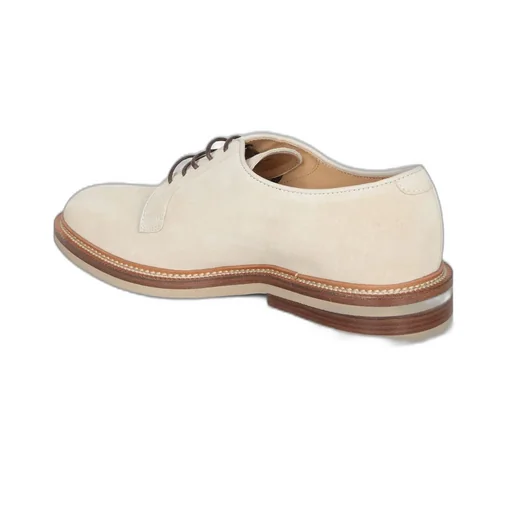 Brunello Cucinelli Round Toe Lace-Up Derby Shoes