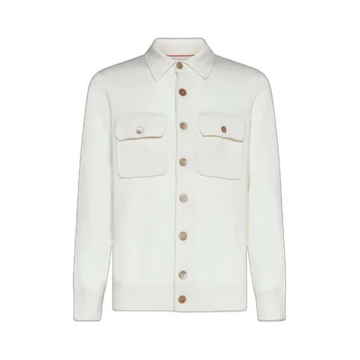 Brunello Cucinelli Patch Pocket Knitted Cardigan