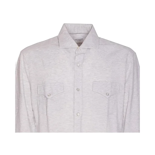 Brunello Cucinelli Long-Sleeved Buttoned Shirt