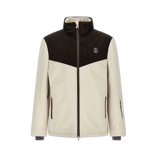 Brunello Cucinelli Corduroy Insert Ski Jacket
