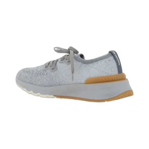 Brunello Cucinelli Knitted Low-Top Sneakers