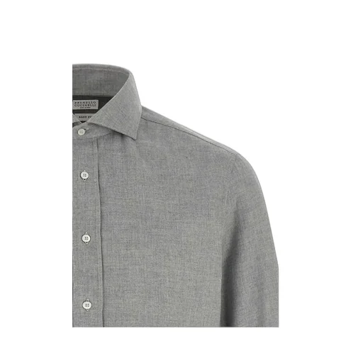 Brunello Cucinelli Long Sleeved Buttoned Shirt