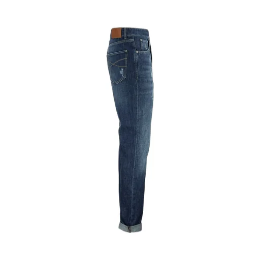 Brunello Cucinelli Logo Patch Distressed Jeans