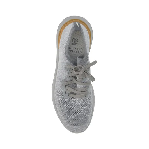 Brunello Cucinelli Knitted Low-Top Sneakers