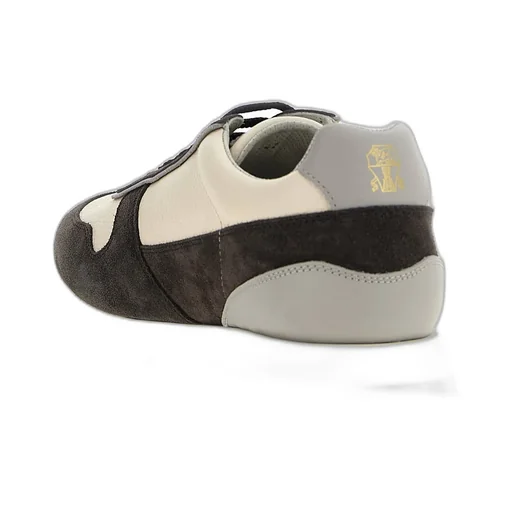 Brunello Cucinelli Panelled Lace-Up Sneakers