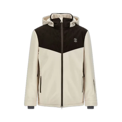 Brunello Cucinelli Corduroy Insert Ski Jacket