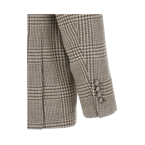 Brunello Cucinelli Single-Breasted Houndstooth Jacket