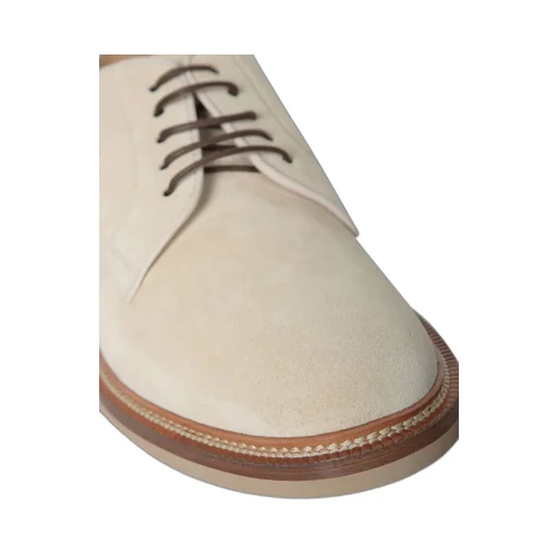Brunello Cucinelli Round Toe Lace-Up Derby Shoes