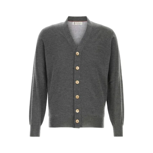 Brunello Cucinelli V-Neck Knitted Cardigan