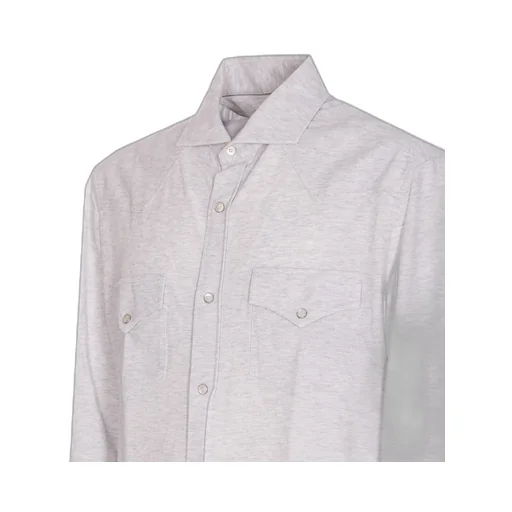 Brunello Cucinelli Long-Sleeved Buttoned Shirt