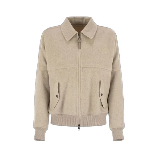 Brunello Cucinelli Zip-Up Bomber Jacket
