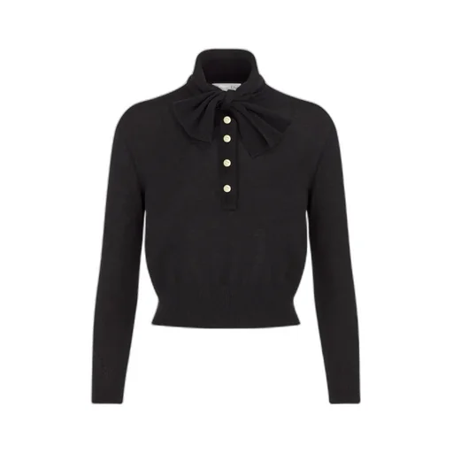 Tied Collar Sweater