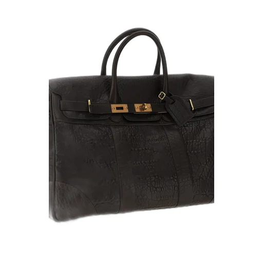 Brunello Cucinelli Country Embossed Duffel Bag