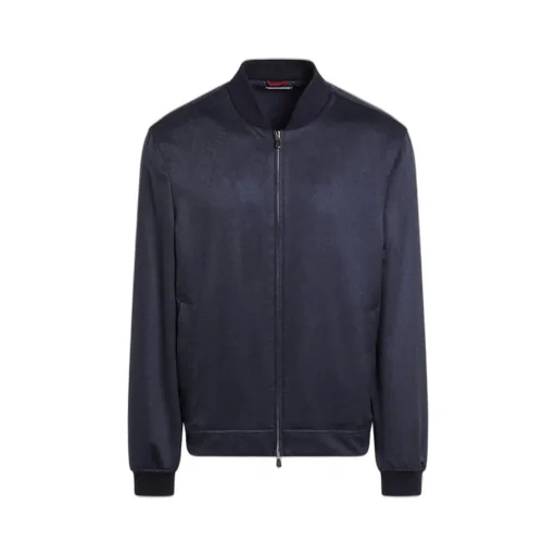 Brunello Cucinelli Zip-Up Long-Sleeved Bomber Jacket