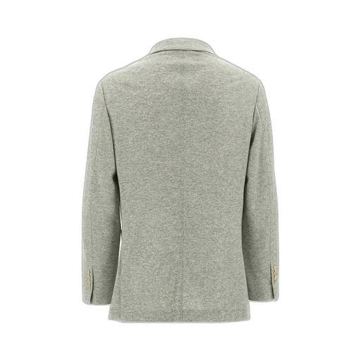 Brunello Cucinelli Single Breasted Jersey Blazer