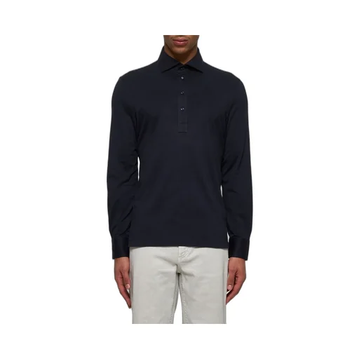 Brunello Cucinelli Long Sleeved Buttoned Polo Shirt