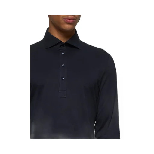 Brunello Cucinelli Long Sleeved Buttoned Polo Shirt