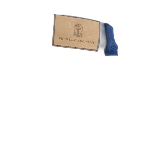 Brunello Cucinelli Logo Patch Tapered Leg Trousers
