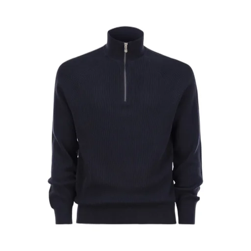 Brunello Cucinelli High Neck Knitted Jumper