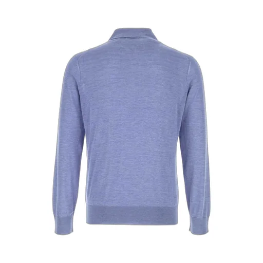 Brunello Cucinelli Long-Sleeved Knitted Polo Shirt