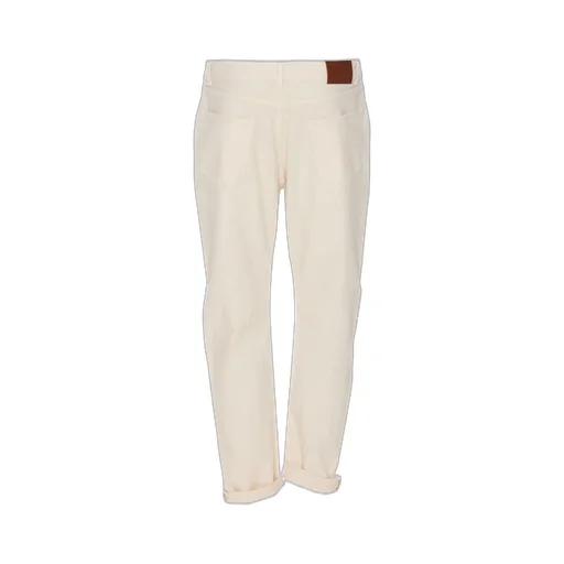 Brunello Cucinelli Logo Patch Straight Leg Jeans