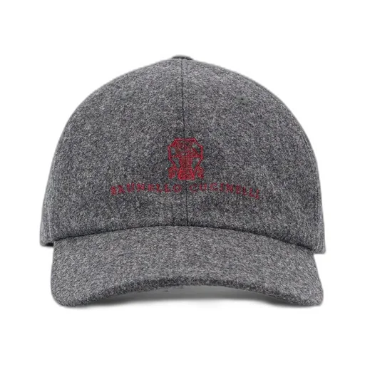 Brunello Cucinelli Logo Embroidered Baseball Cap