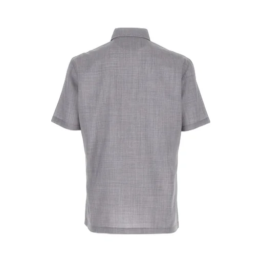 Brunello Cucinelli Logo Detailed Short Sleeved Polo Shirt