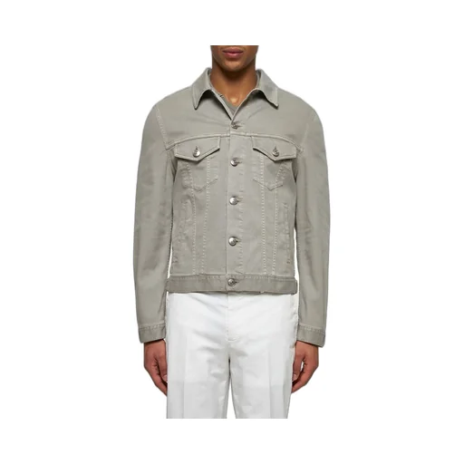 Brunello Cucinelli Long Sleeved Denim Jacket