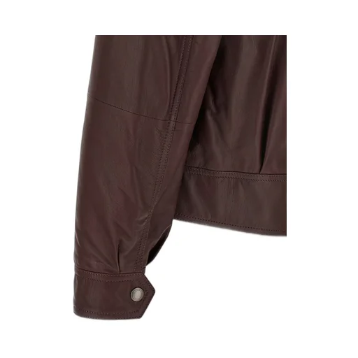 Brunello Cucinelli Collared Biker Jacket