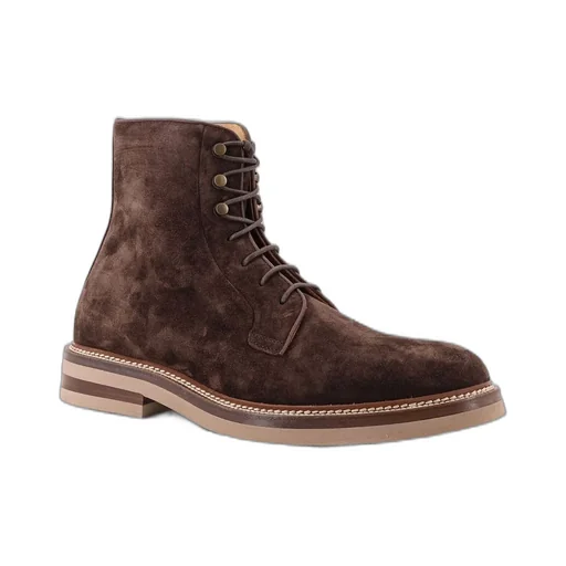 Brunello Cucinelli Lace-Up Ankle Boots